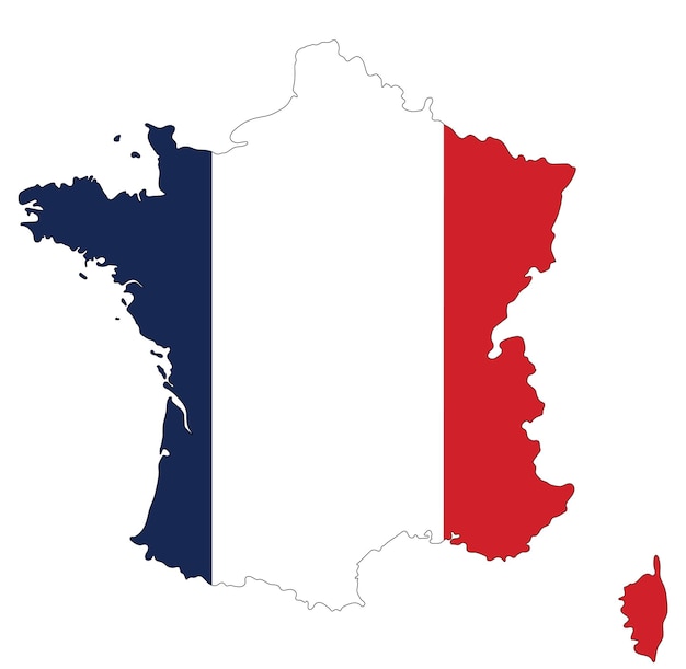 Vecteur france ou carte française