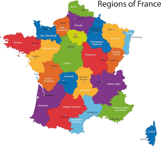 Vecteur france-carte