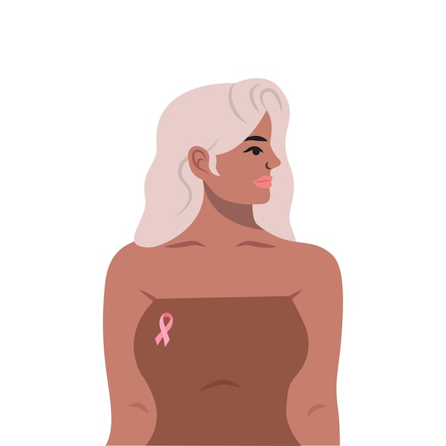 Vecteur free_vector_hand_drawn_flat_breast_cancer_awareness_month_illustration_02