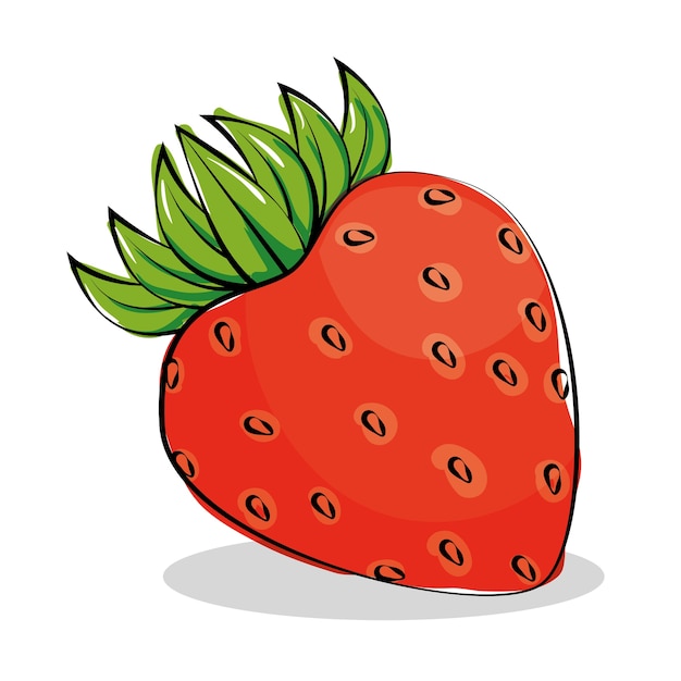 fruit frais et sain de fraise
