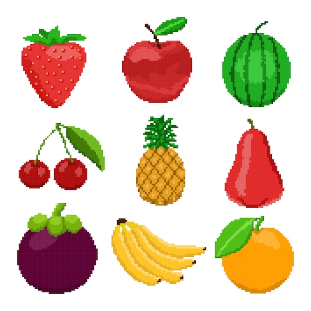 Fruits de pixel