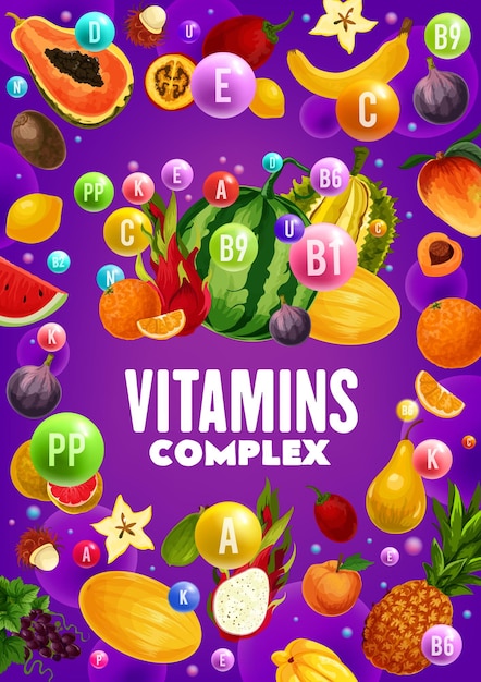 Fruits Tropicaux Et Baies Sources De Vitamines