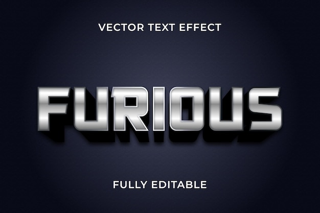 FuriousText effet photoshop