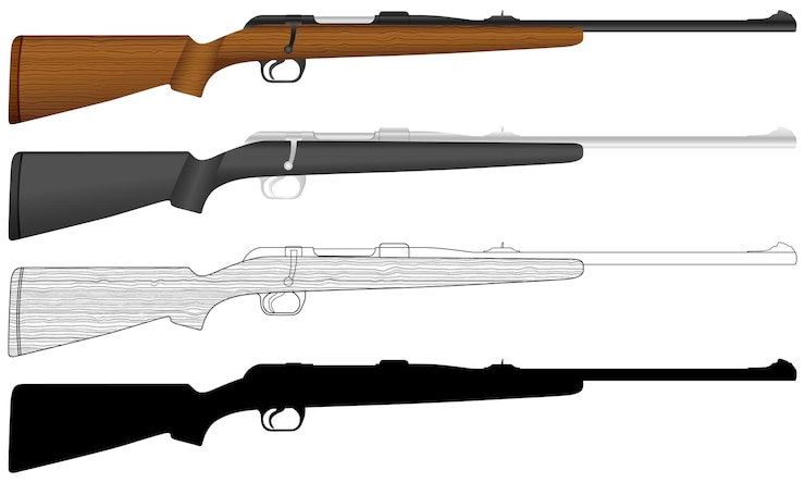 Vecteur fusil