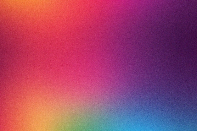 Fusion de couleurs vives Gradient de texture granuleuse Arrière-plan
