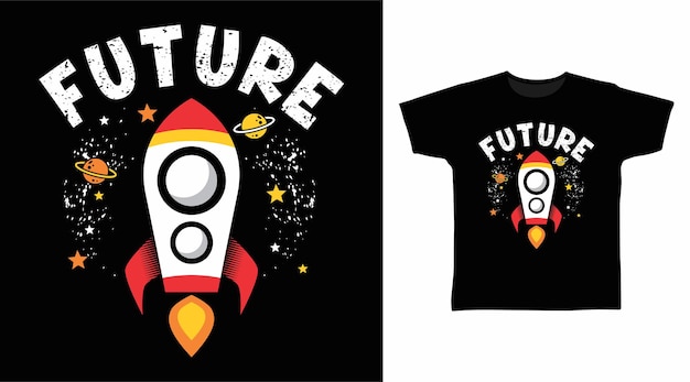 Future Fusée Pour La Conception De Tee