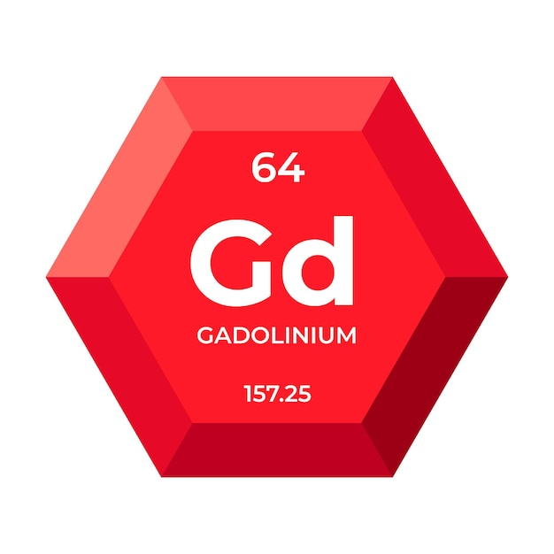 Le gadolinium est l'élément chimique numéro 64 du groupe des lanthanides.