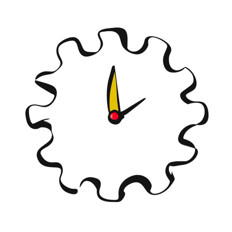 Vecteur gain de temps et defficacit icône remplissage de griffon