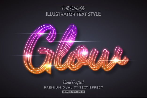 Vecteur galaxy text style effect premium