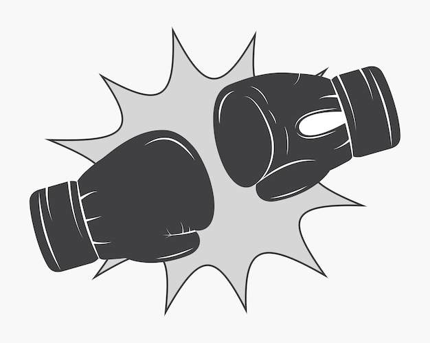 gant boxe sport icône de formation