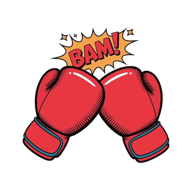 Des gants de boxe pour frapper.