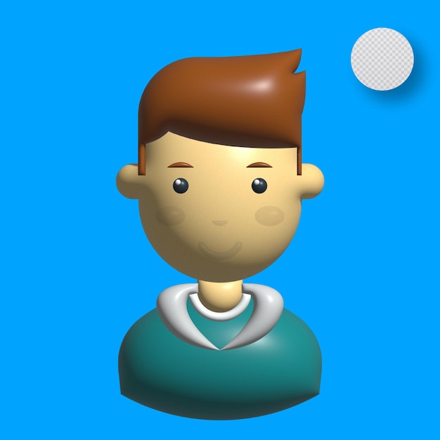 Le garçon au pull 3D