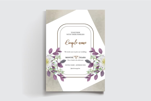 Gardez les modèles d'invitation de mariage de la date