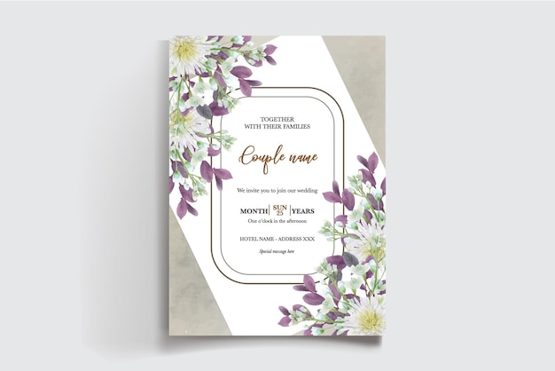 Gardez les modèles d'invitation de mariage de la date