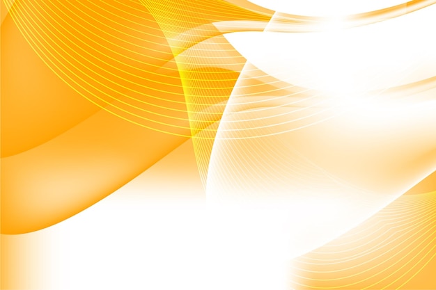 Gardien de ligne d'ombre dynamique coloré doux orange cool fond de vecteur simple lumineux