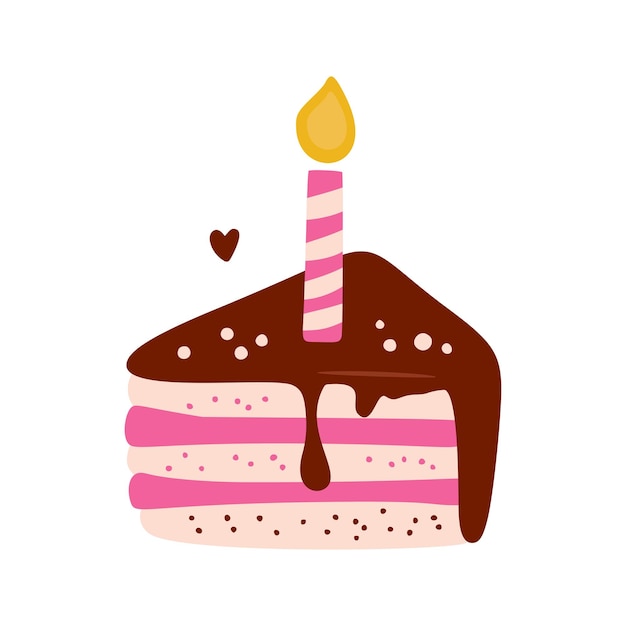 Bougie Sur Gâteau D'anniversaire Avec 18 Ans. Dessert Festif Brûlant Numéro  En Forme De Bougie Illustration Vectorielle De Dessin Animé Clip Art Libres  De Droits, Svg, Vecteurs Et Illustration. Image 199118715