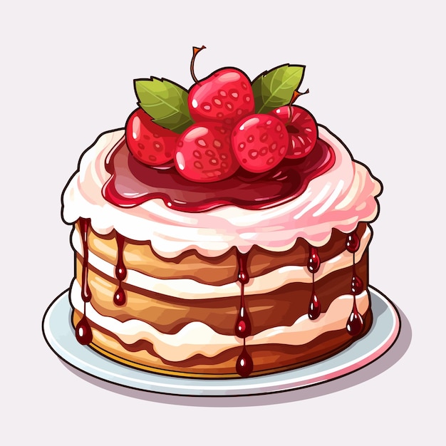 Gâteau D'anniversaire Avec Des Bougies