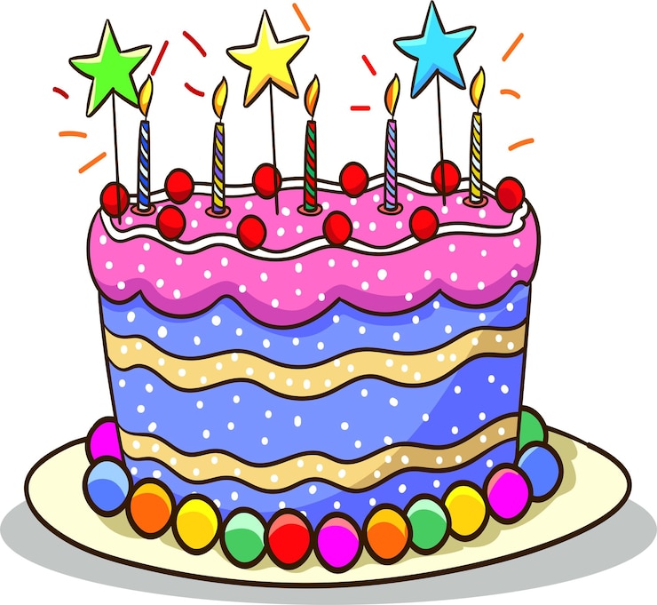 Vecteur gâteau fête éléments vectoriels illustration