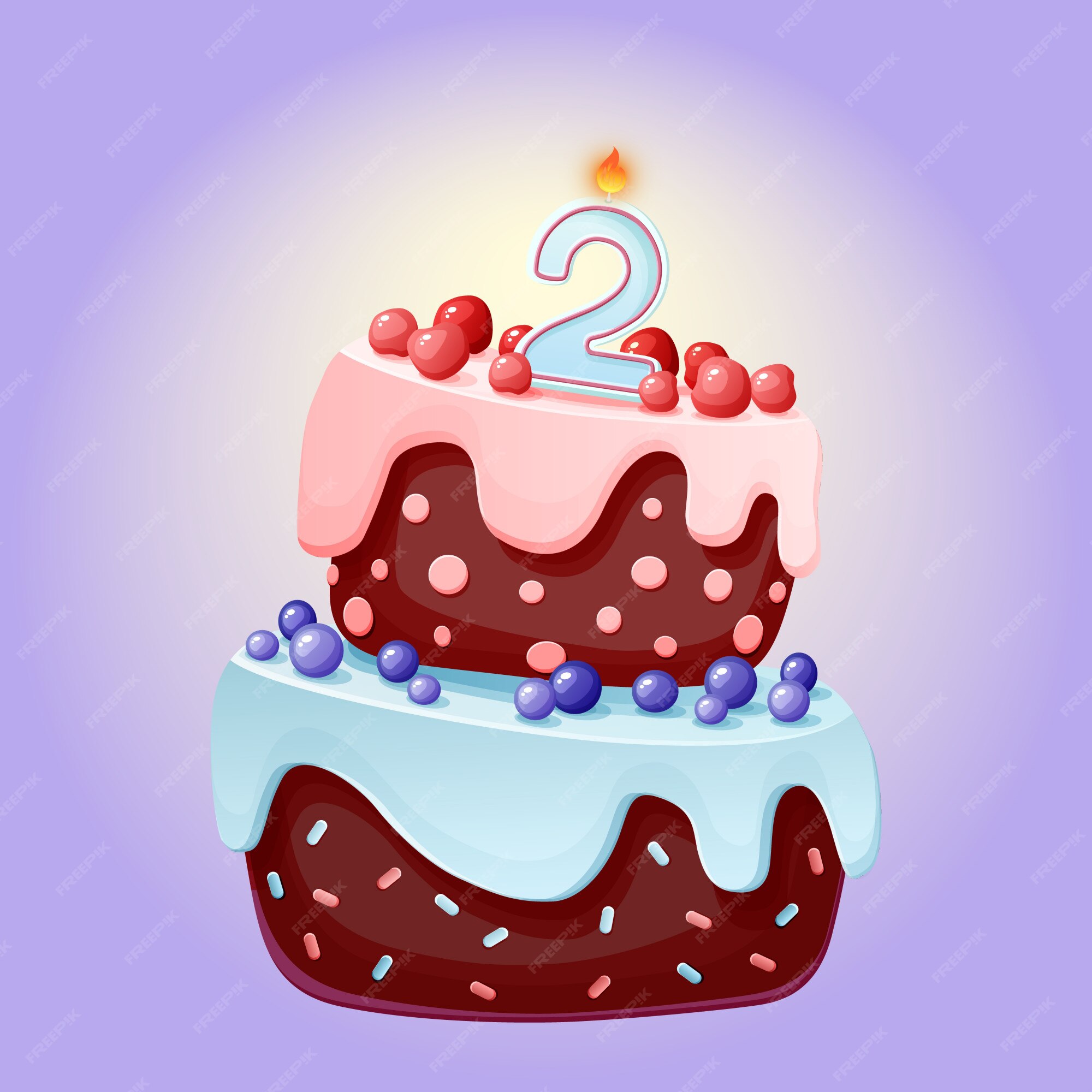 Gateau De Fete Joyeux Anniversaire 2 Ans Dessin Anime Mignon Avec Bougie Numero Deux Biscuit Au Chocolat Avec Baies Cerises Et Myrtilles Vecteur Premium Gateau De Fete Joyeux Anniversaire 2 Ans Dessin Anime Mignon Avec Bougie Numero Deux Biscuit Au Chocolat Avec Baies Cerises Et Myrtilles Vecteur Premium