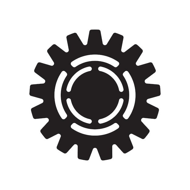 Gear Logo Template Vecteur Icône Illustration Design