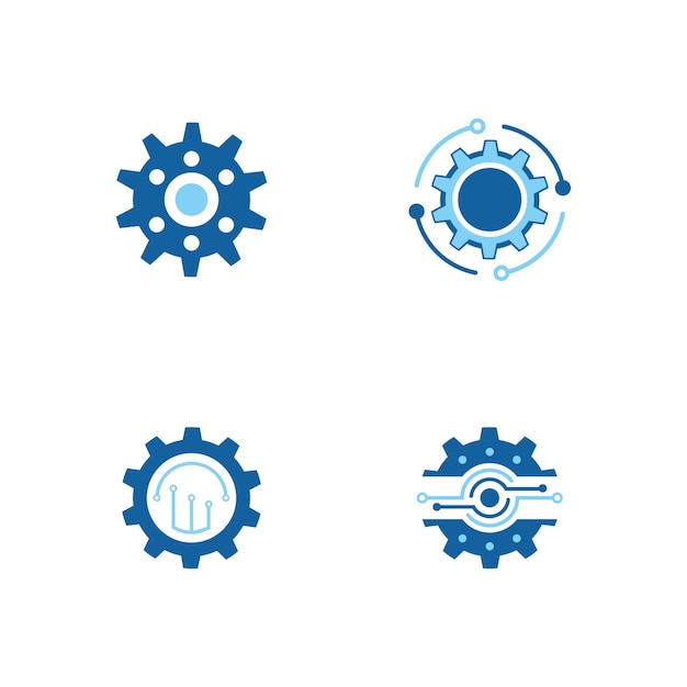 Gear Logo Template vecteur icône illustration design
