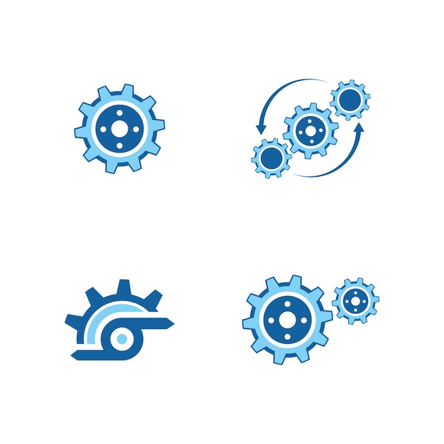 Gear Logo Template vecteur icône illustration design