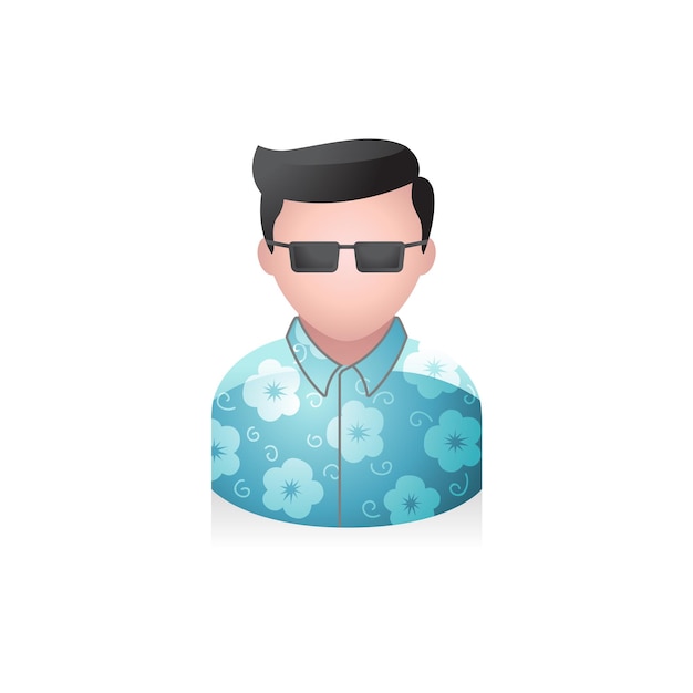Les gens Avatar Les icônes Touriste