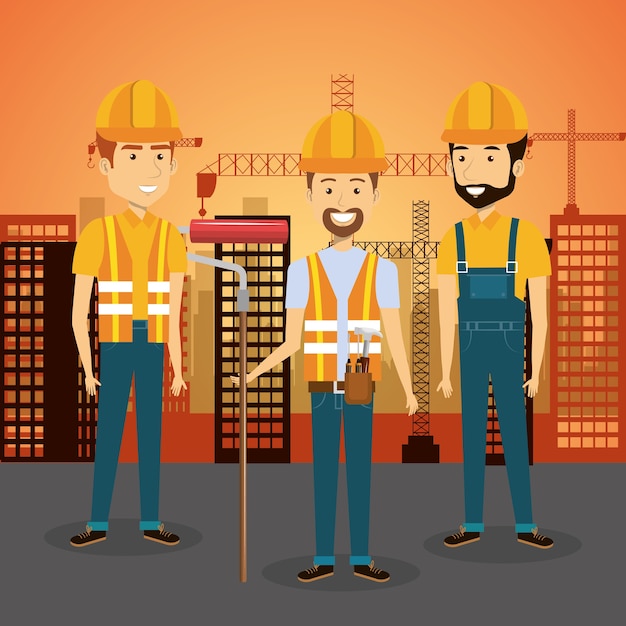 Gens De La Construction Professionnelle