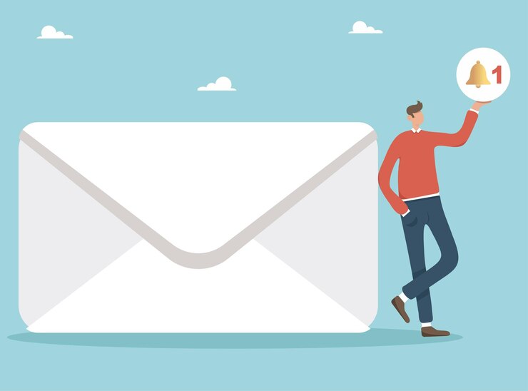 Vecteur gestion des e-mails, traitement des e-mails, hiérarchisation ou catégorisation du concept d'information.