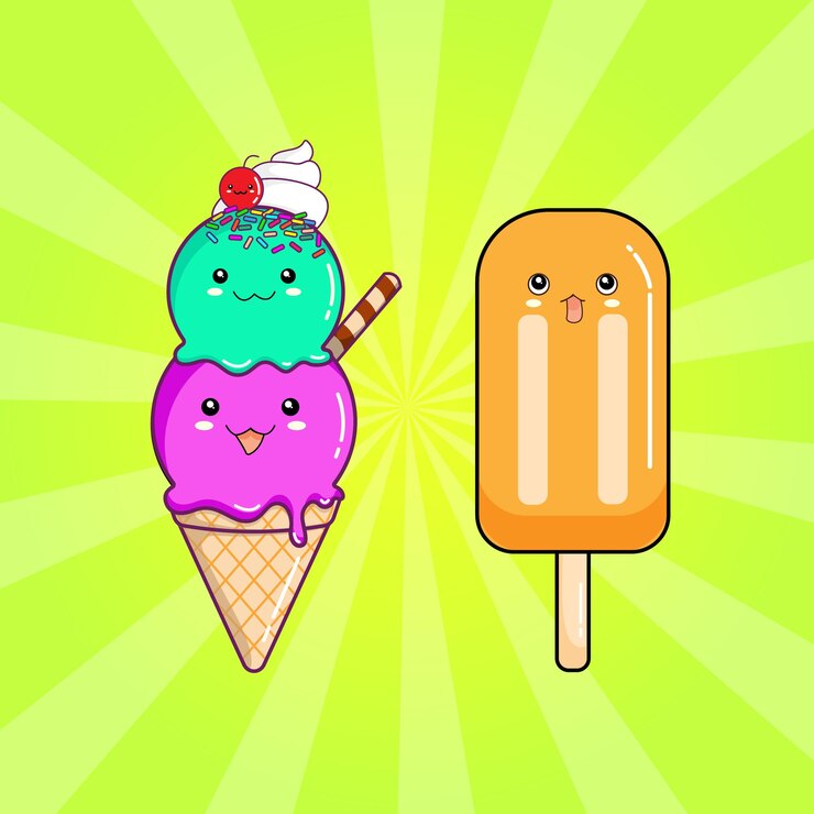 Glace mignonne