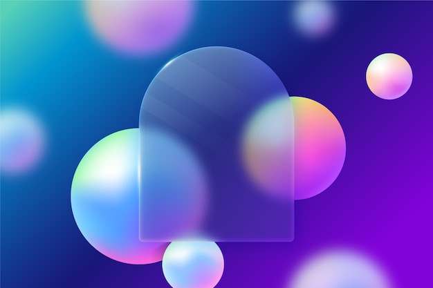 Glassmorphisme dégradé