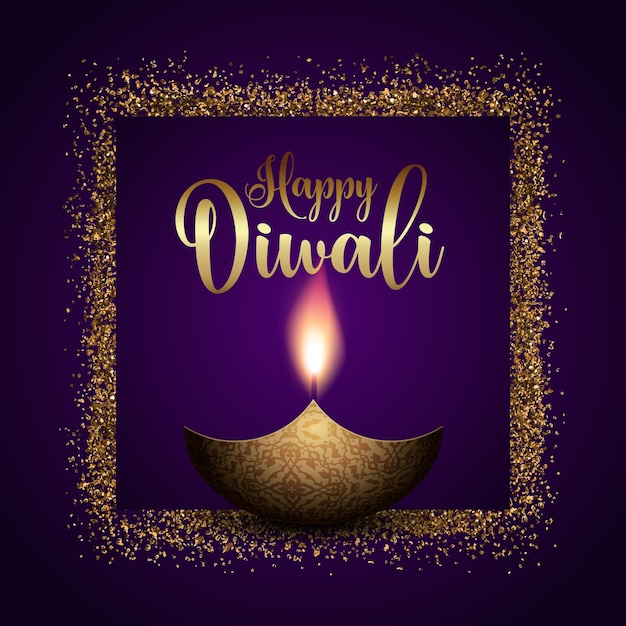 Glighty Diwali Background