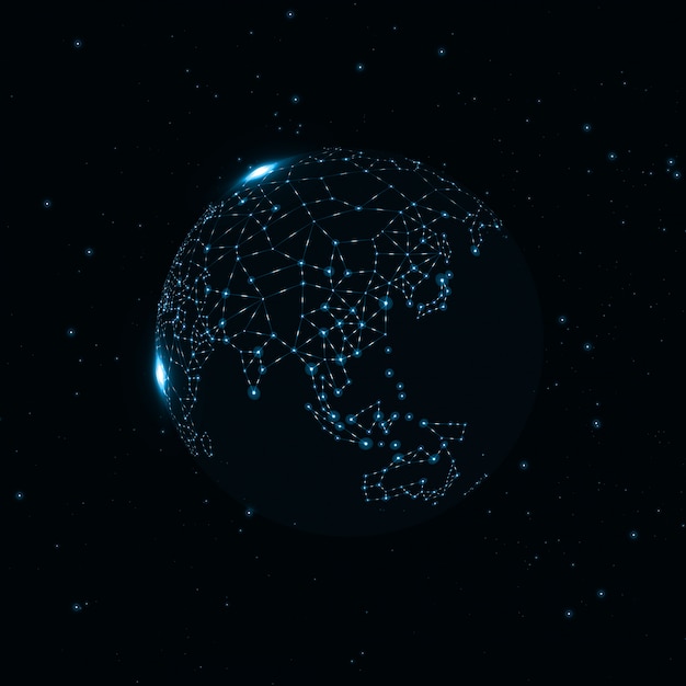 Globe technologique
