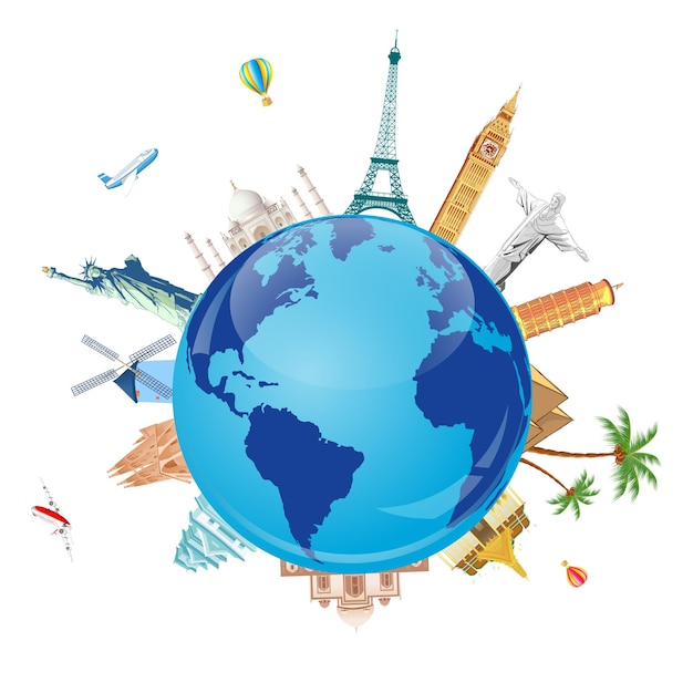Globes de la Terre et cartes du monde