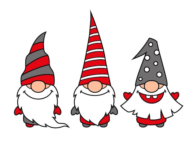 Gnomes De Noël Mignons