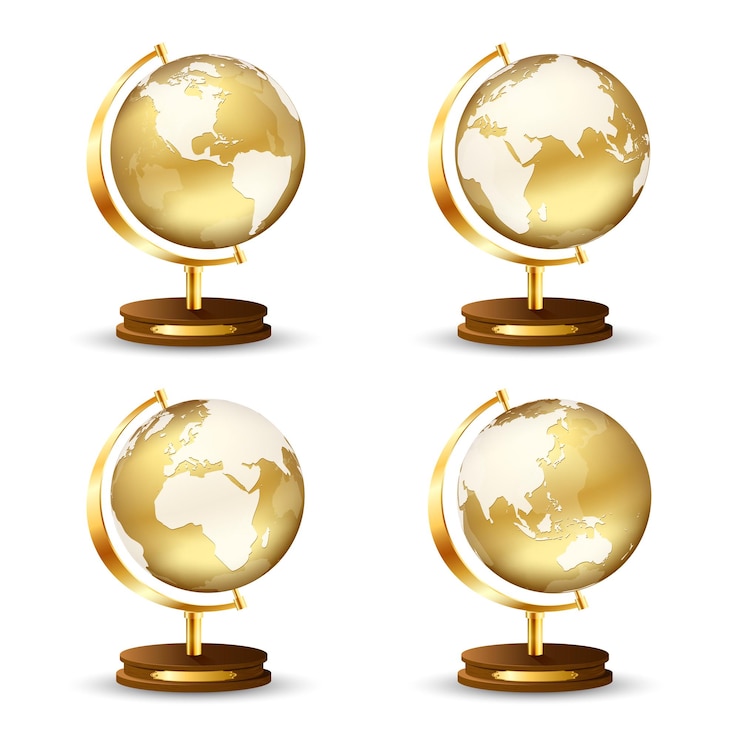 Vecteur golden globe
