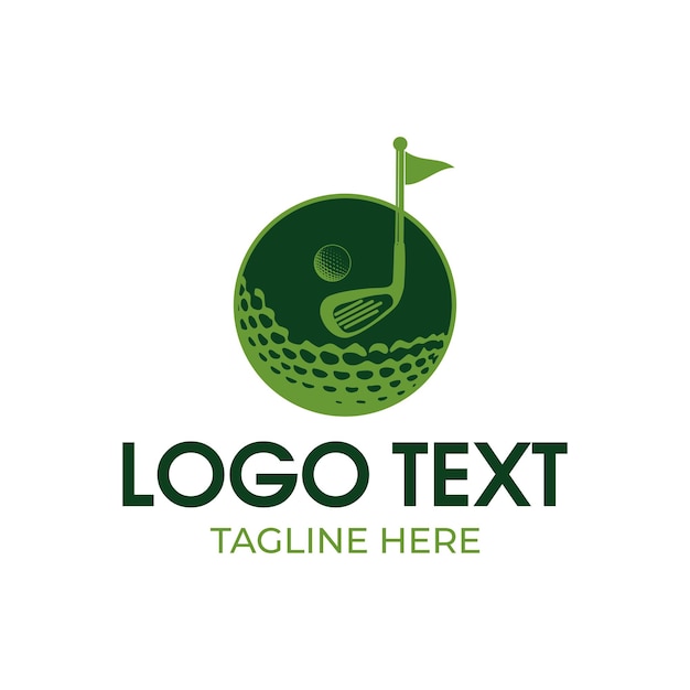 Vecteur golf logo design