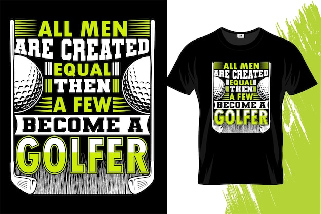Golf T-shirt Design Meilleur T-shirt De Golf Jouer Au Golf