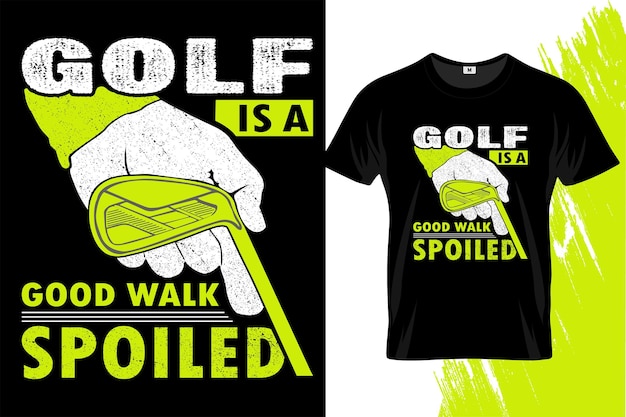 Vecteur golf t-shirt design meilleur t-shirt de golf jouer au golf