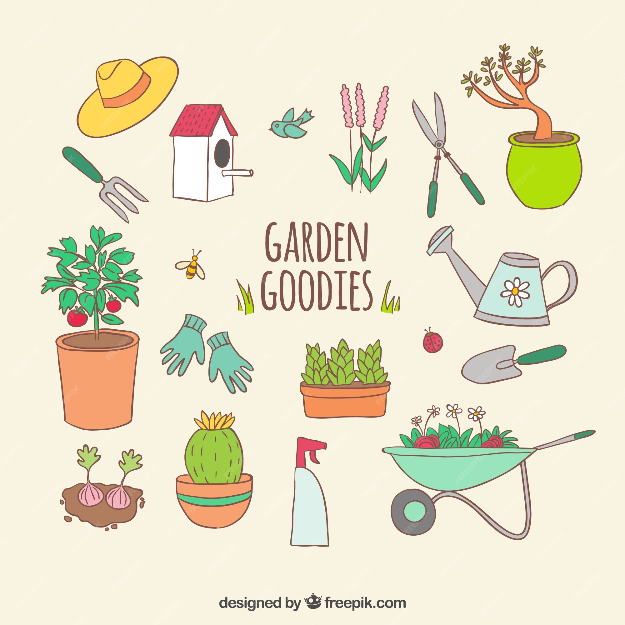 Outil de jardinage, Goodies