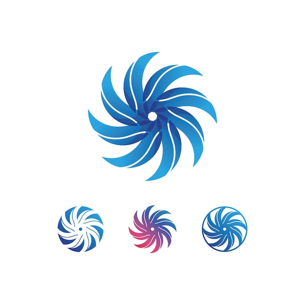 Goutte d'eau Logo Template vector illustration design
