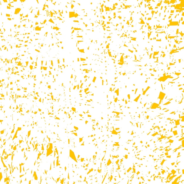 Gouttes jaunes de peinture et taches d'encre et aquarelle