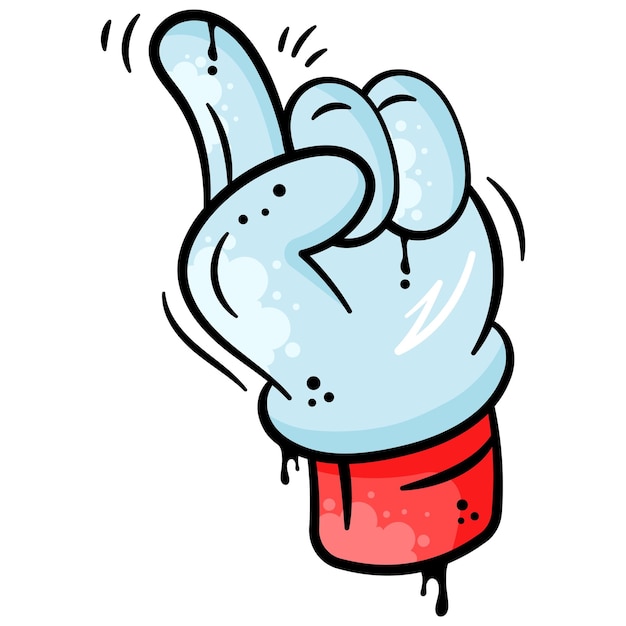 Vecteur gra ce magnifique autocollant dessiné à la main de la bombe de la bombe emoji expression triste