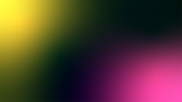 Vecteur gradient abstrait de rose et de vert sur un fond bleu foncé conception de fond floue