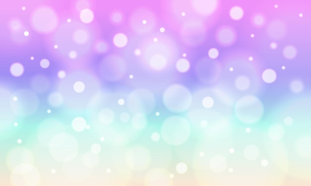Gradient bokeh arc-en-ciel Arrière-plan horizontal éthérique pour les médias sociaux