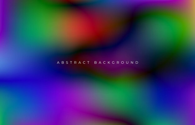 Gradient coloré Design de fond abstrait Art vectoriel