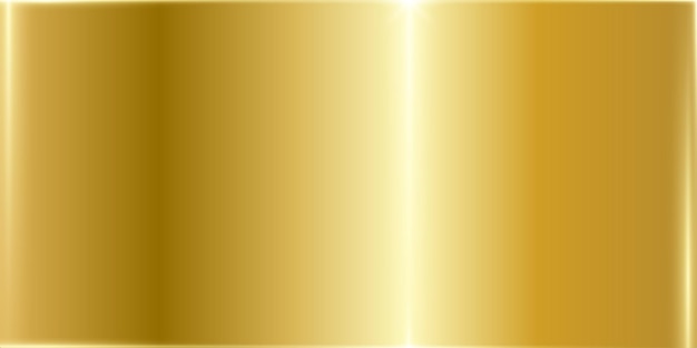 Gradient de fond d'or vecteur d'or métal vecteur