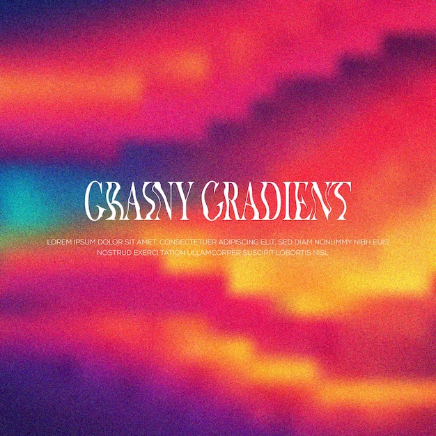 gradient gradient coloré fond granuleux