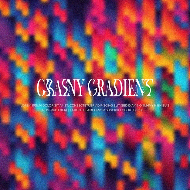 gradient gradient coloré fond granuleux