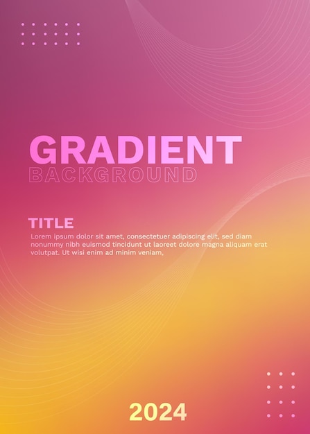 Gradient jaune et magenta 1 EPS